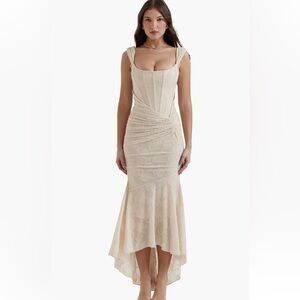 CESCA DRESS VINTAGE CREAM | HOUSE OF CB